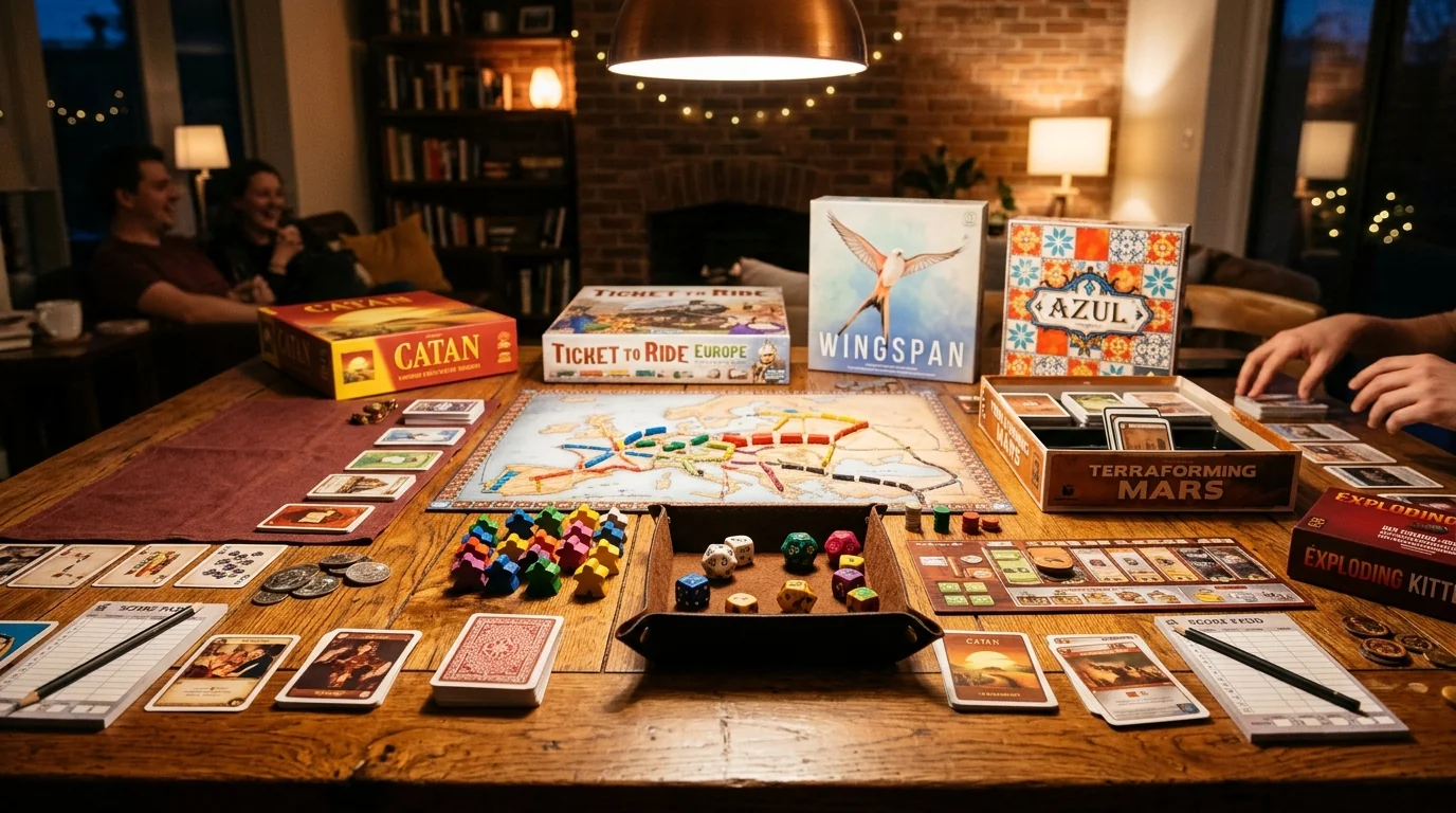Accessori per giochi da tavolo compatti e vassoio lanciadadi da viaggio